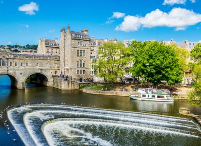 Ponte Pulteney e fiume Avon a Bath