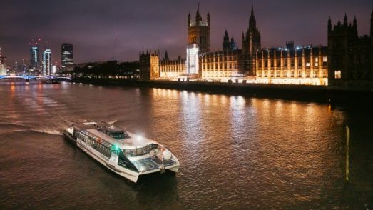 Tour in barca serale a Londra: Illuminated River Cruise