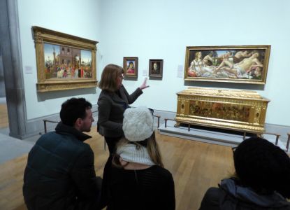 Ammirerai i dipinti di Leonardo da Vinci, Tiziano, Michelangelo, Caravaggio e molti altri