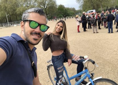 Tour di Londra in bicicletta coppia