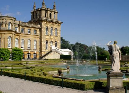 Giardini e fontane del Palazzo di Blenheim, tour Cotswolds