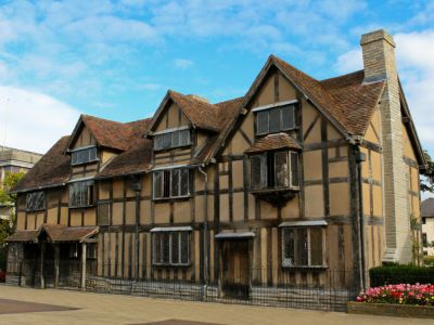 Casa natale di William Shakespeare a Stratford-upon-Avon
