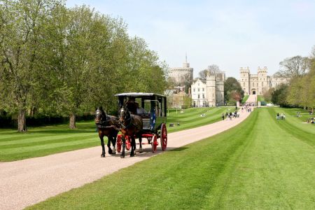 La Long Walk Castello di Windsor con carrozza