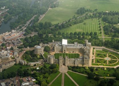 Veduta aerea del Castello di Windsor