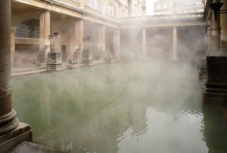 Interni Terme Romane di Bath con vapore