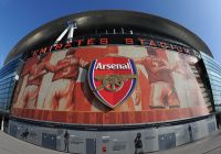 Esterno dell'Emirates Stadium, casa dell'Arsenal FC a Londra