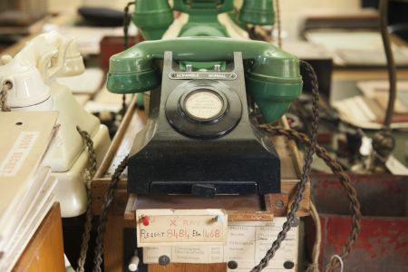 Telefoni storici e attrezzature militari War Rooms