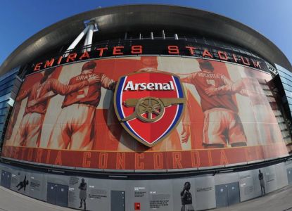Esterno dell'Emirates Stadium, casa dell'Arsenal FC a Londra