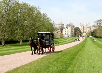 La Long Walk Castello di Windsor con carrozza