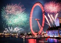 Capodanno 2026 al County Hall con vista sui fuochi del London Eye