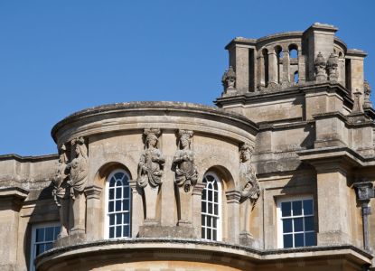 Dettaglio architettonico delle torri del Palazzo di Blenheim