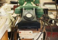 Telefono conservato negli uffici sotterranei del governo britannico.
