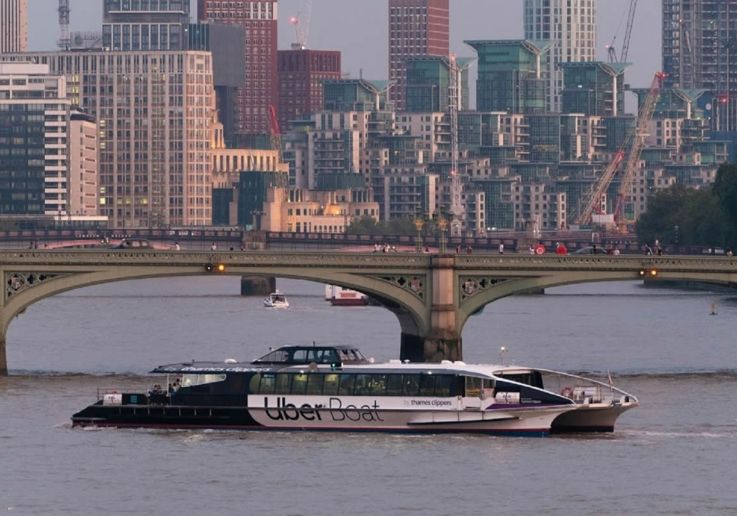 Battello veloce di Uber Boat