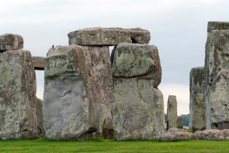 Dettaglio pietre Stonehenge, visita ravvicinata