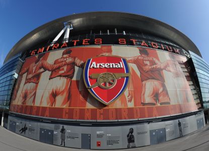 Esterno dell'Emirates Stadium, casa dell'Arsenal FC a Londra
