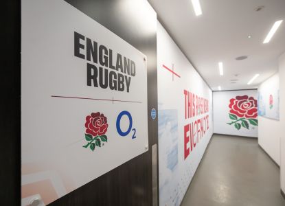 Uno dei passaggi interni dedicati all’England Rugby visitabili durante il tour.