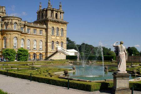 Giardini e fontane del Palazzo di Blenheim, tour Cotswolds