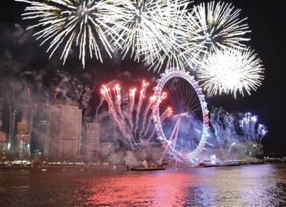Crociera di Capodanno sul Tamigi con vista sui fuochi d'artificio