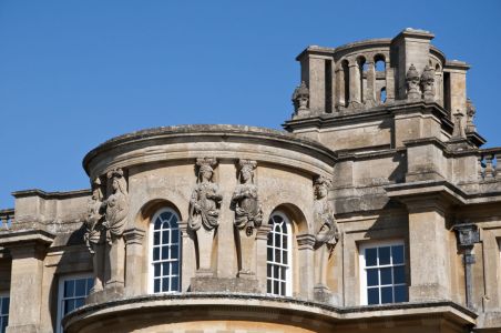 Dettaglio architettonico delle torri del Palazzo di Blenheim