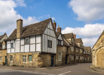 Case a graticcio nel villaggio di Lacock, tour fuori Londra