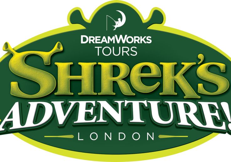 Logo ufficiale dell’attrazione Shrek’s Adventure London.