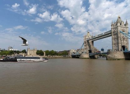 Uber Boat London opera lungo 24 moli lungo il Tamigi